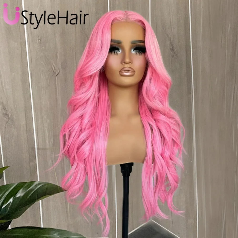 UStyleHair Розовый парик с объемной волной Синтетический парик фронта шнурка Термостойкий длинный розовый парик для ежедневного использования Натуральная линия волос Фронтальный парик шнурка
UStyleHair Розовый парик с объемной волной Синтетический парик фронта шнурка Термостойкий длинный розовый парик для ежедневного использования Натуральная линия волос Фронтальный парик шнурка