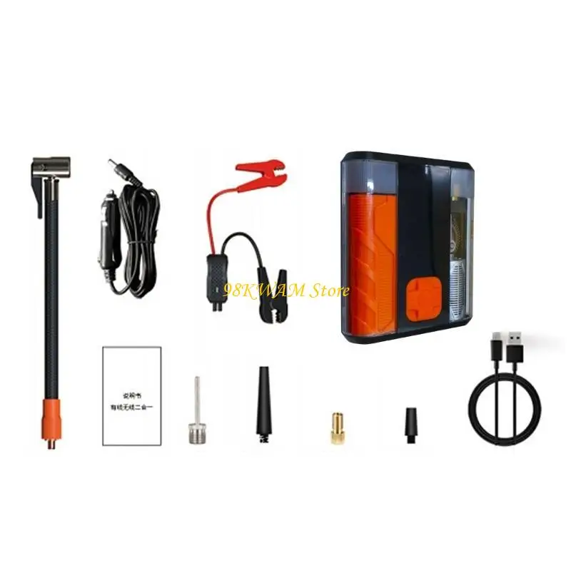 68UF Rechargeable Air Pumps Tire Inflator Portable Compressor Digital Car Tyre Inflator
68UF Rechargeable Air Pumps Tire Inflator Portable Compressor Digital Car Tyre Inflator