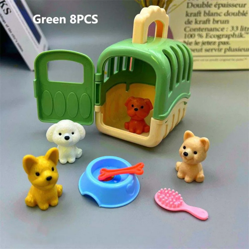 High Quality Cute Mini Puppy Pretend Play Toy Dog Doll Set Kids Toys Dog Pet Basket Toys Visual Senses Animal Dog Cage Toys
High Quality Cute Mini Puppy Pretend Play Toy Dog Doll Set Kids Toys Dog Pet Basket Toys Visual Senses Animal Dog Cage Toys
