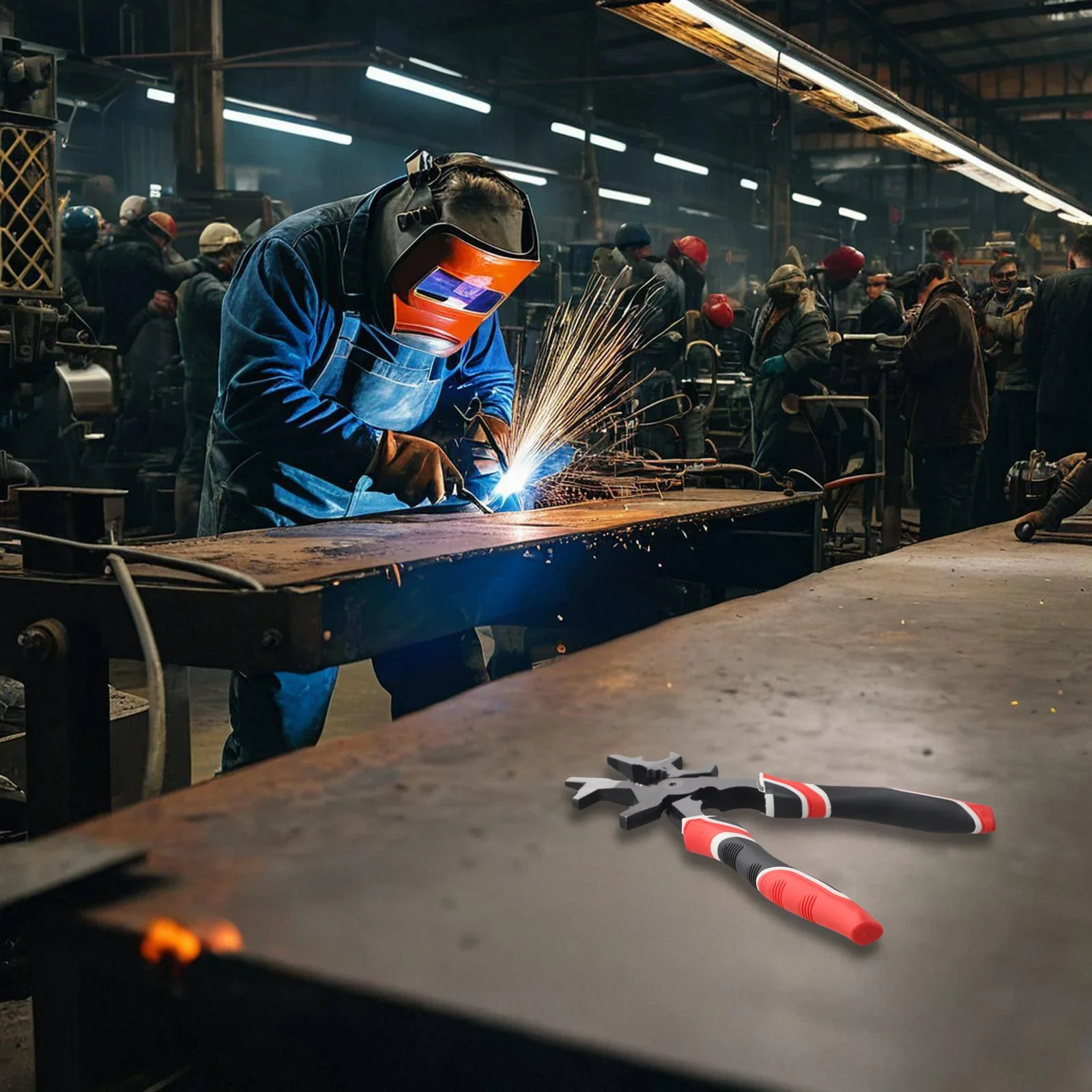 Anti-Slip Grip Multi-Function Pliers Welding Operations TPR Anti-Slip Handle User-Friendly Design Versatile Tool
Anti-Slip Grip Multi-Function Pliers Welding Operations TPR Anti-Slip Handle User-Friendly Design Versatile Tool