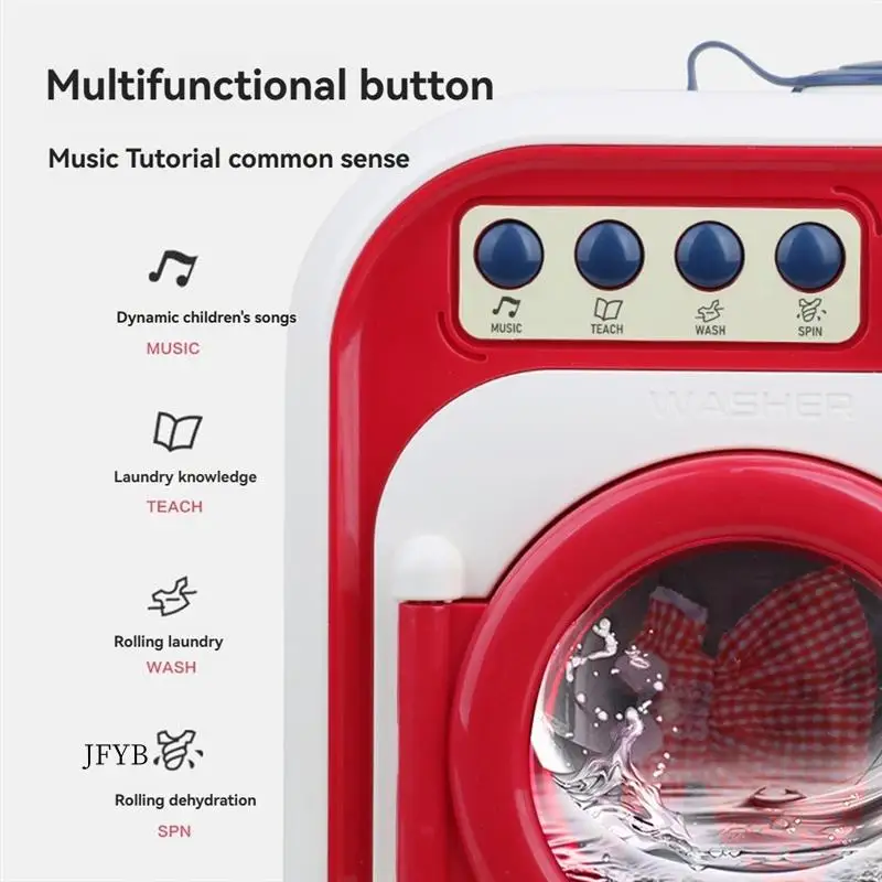 JY-Children's Washing Machine Toys Mini Simulation Furniture Washer Light Music Pretend Play Gift Music With Lights Birthday Gif
JY-Children's Washing Machine Toys Mini Simulation Furniture Washer Light Music Pretend Play Gift Music With Lights Birthday Gif
