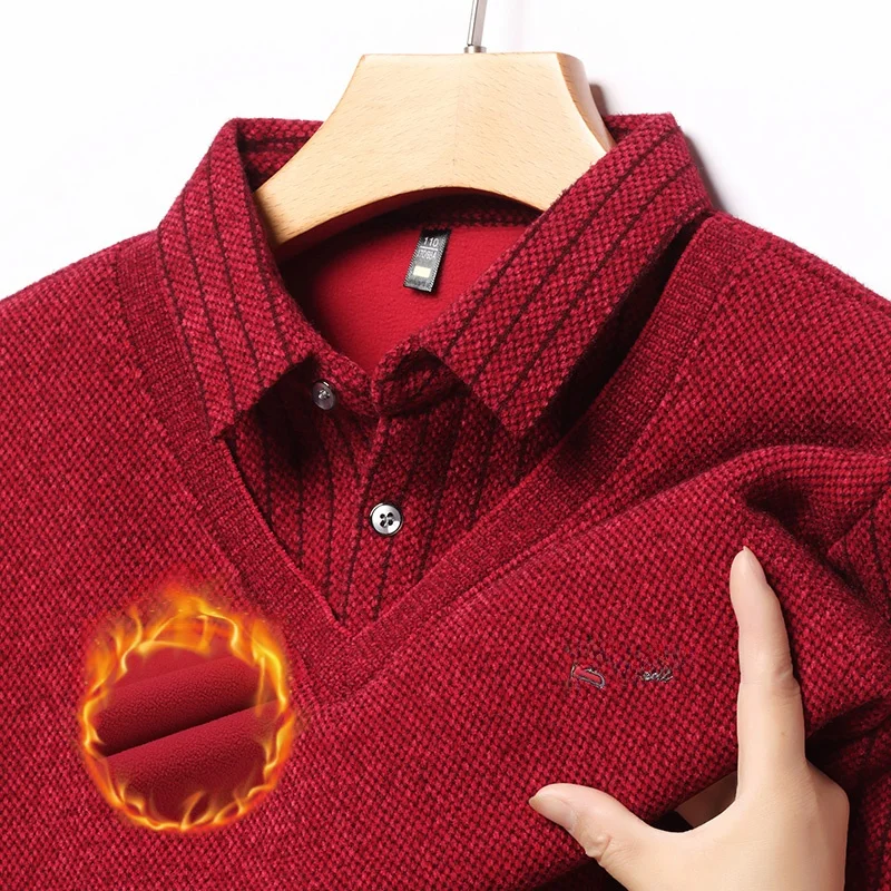 Мужской вязаный свитер Thiened Fce на подкладке, повседневная основа, удобный свободный крой среднего возраста, зима 202, новый Sle
Мужской вязаный свитер Thiened Fce на подкладке, повседневная основа, удобный свободный крой среднего возраста, зима 202, новый Sle