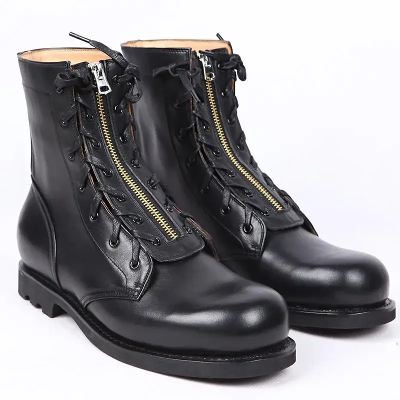 Men Boots Goodyear-Welding Handmade Real Leather Platform Boots High Cut Leather for Flying Boots with Cowhide on The Top Layer
Men Boots Goodyear-Welding Handmade Real Leather Platform Boots High Cut Leather for Flying Boots with Cowhide on The Top Layer