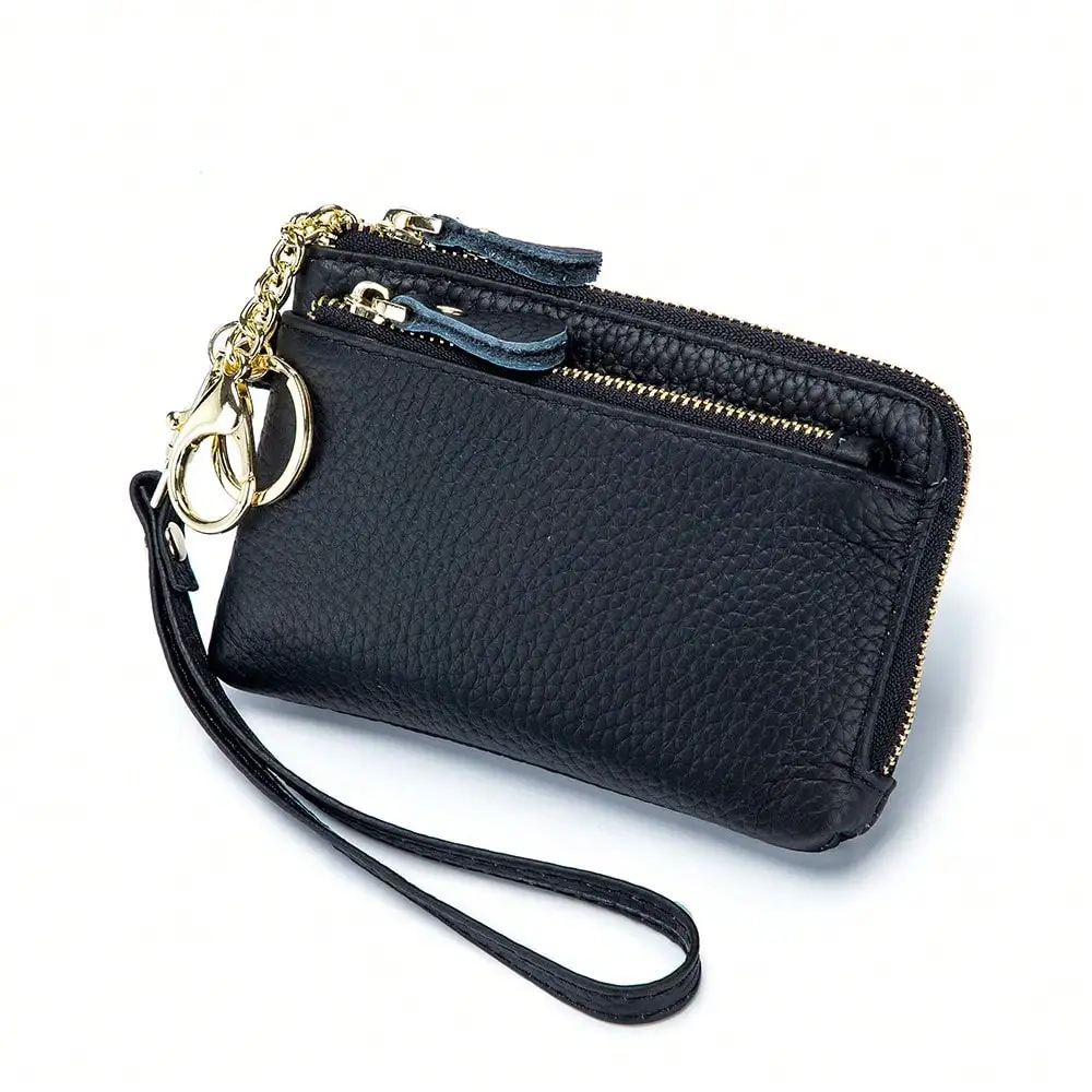Women's Leather Rfid Coin Purse Small Change Purse Card Holder Keychain Wallet Pouch Wristlet Handbag
Women's Leather Rfid Coin Purse Small Change Purse Card Holder Keychain Wallet Pouch Wristlet Handbag