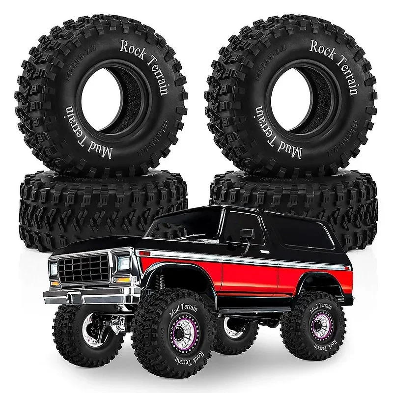 4pcs 135*55mm 2.2 inch Rubber Tire for 1/8 1/10 Axial AXP8 SCX10 MJX CROSSRC Trxs TRX4 TRX6 D90 YK4802 YK4803 RC Crawler Car
4pcs 135*55mm 2.2 inch Rubber Tire for 1/8 1/10 Axial AXP8 SCX10 MJX CROSSRC Trxs TRX4 TRX6 D90 YK4802 YK4803 RC Crawler Car