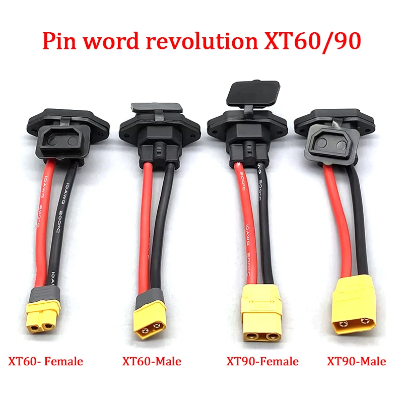 Male Female XT60/XT90 to C14 3pin Power Socket XT60 XT90 Battery Car Charging Wire Connector New Energy E-bike Charging Cable
Male Female XT60/XT90 to C14 3pin Power Socket XT60 XT90 Battery Car Charging Wire Connector New Energy E-bike Charging Cable