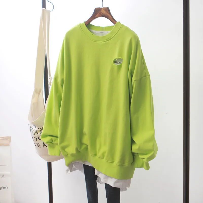 Loose Fit Fake Two-Piece Hoodie Women's Spring Autumn Thin New Korean Version Ins Trendy Loose Versatile Overhead Clothes
Loose Fit Fake Two-Piece Hoodie Women's Spring Autumn Thin New Korean Version Ins Trendy Loose Versatile Overhead Clothes