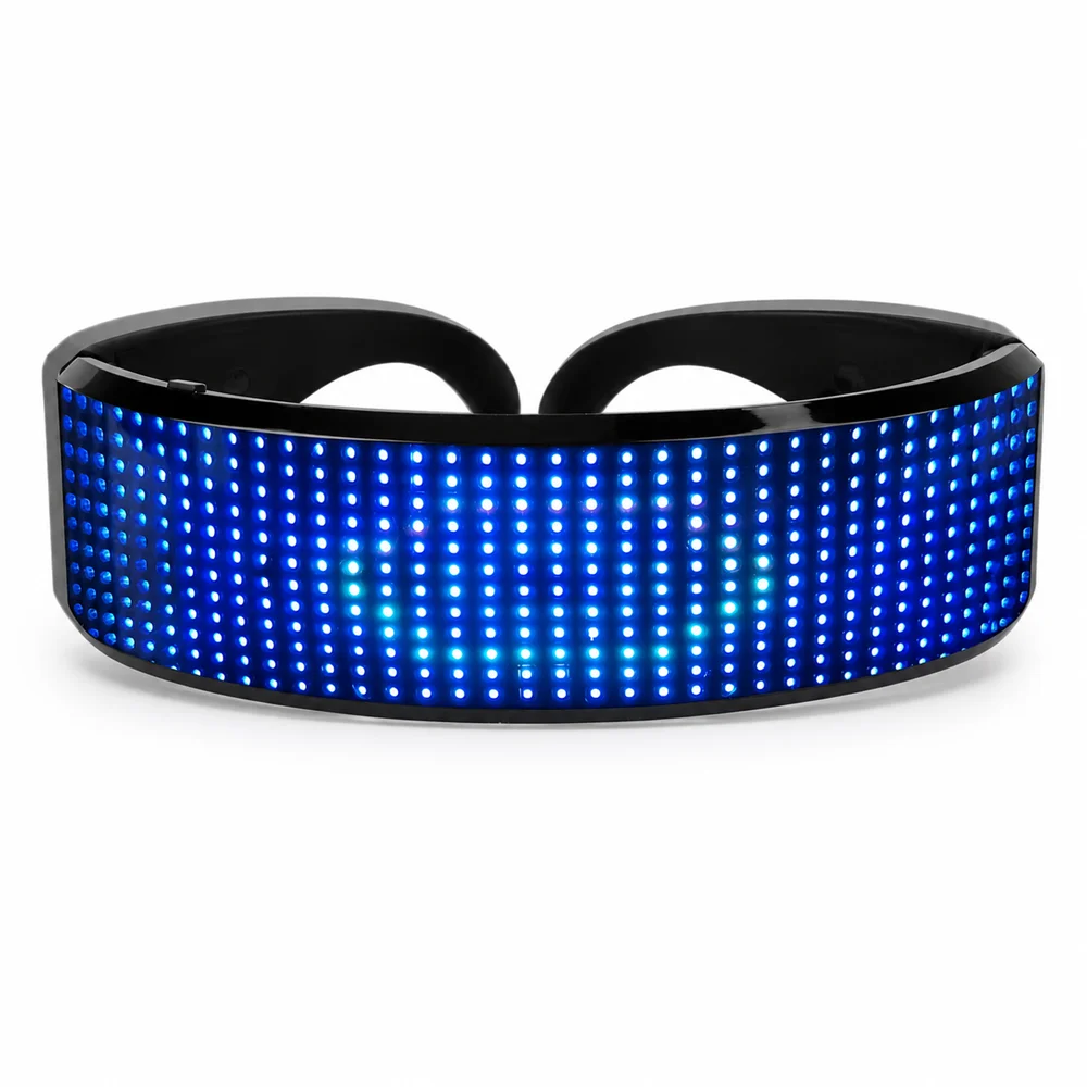 New Halloween LED Luminous Bluetooth Glasses DIY Electronic Futuristic Eyewear For Party Festival Bar Stage Dance Show
New Halloween LED Luminous Bluetooth Glasses DIY Electronic Futuristic Eyewear For Party Festival Bar Stage Dance Show