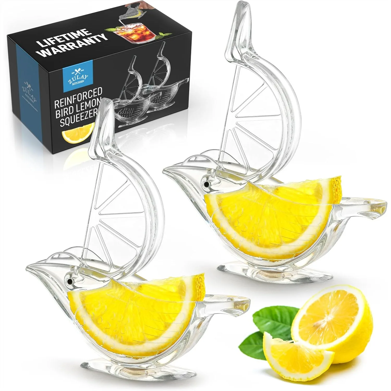 Bird Lime Squeezer with Pour Spout - Durable Plastic Citrus Press for Wedges & Slices - Fun Juicer for Bar, Holiday Gifts, 2
Bird Lime Squeezer with Pour Spout - Durable Plastic Citrus Press for Wedges & Slices - Fun Juicer for Bar, Holiday Gifts, 2