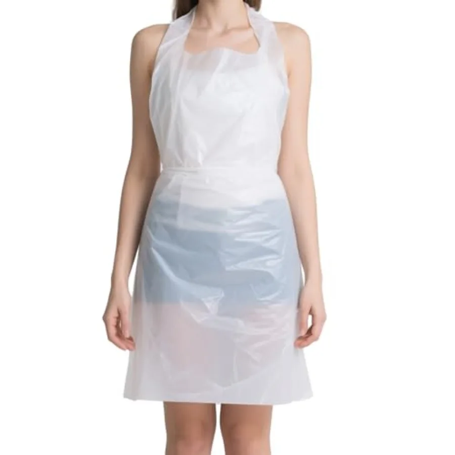 100 PCS Disposable PE Aprons, Waterproof Cooking Aprons for Kitchen and Food Service, Individually Wrapped
100 PCS Disposable PE Aprons, Waterproof Cooking Aprons for Kitchen and Food Service, Individually Wrapped