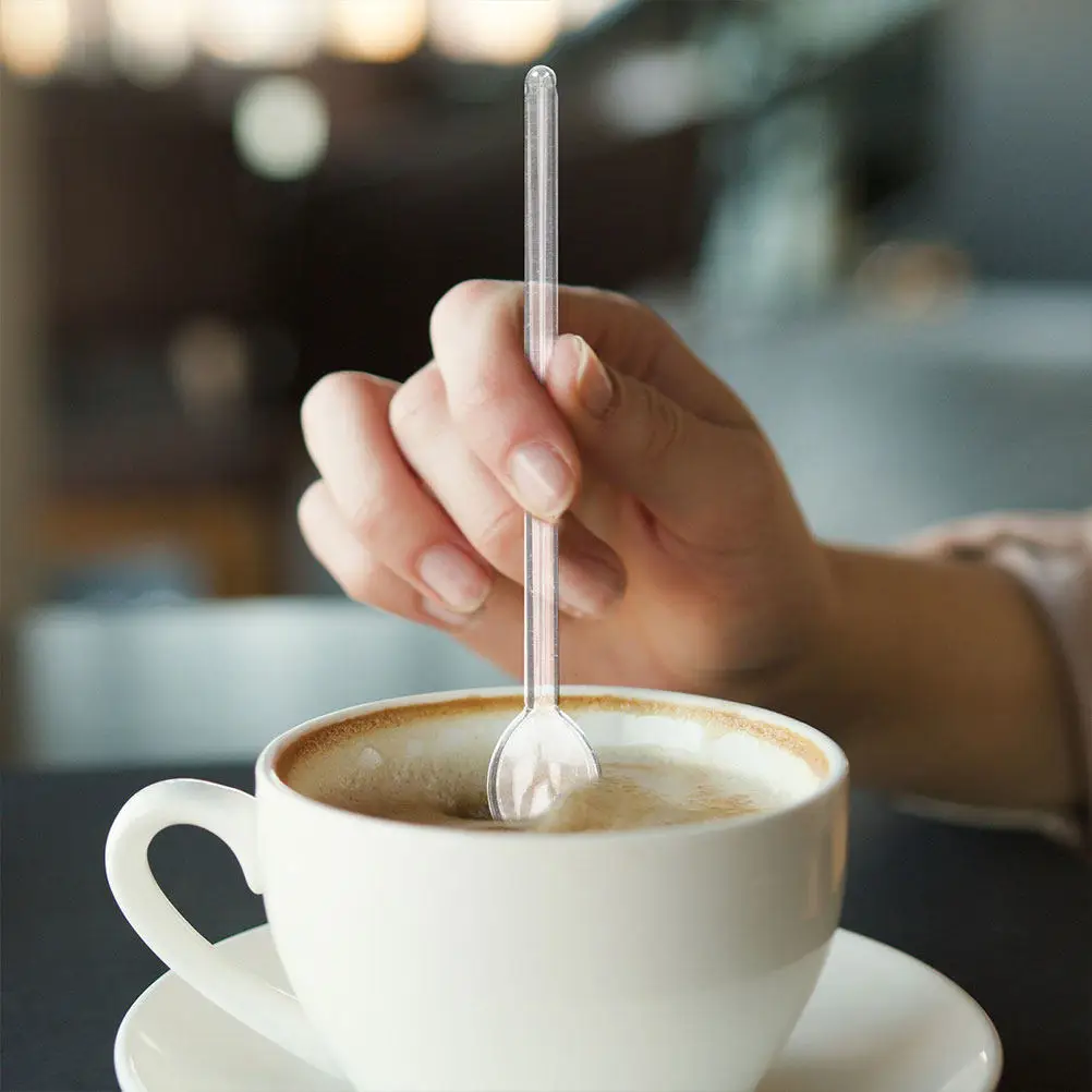 5Pcs Glass Mixing Spoon Set Premium Thickened Borosilicate Glass Coffee Stirrer Long Handle Dessert Spoon Cocktail Juice Milk
5Pcs Glass Mixing Spoon Set Premium Thickened Borosilicate Glass Coffee Stirrer Long Handle Dessert Spoon Cocktail Juice Milk