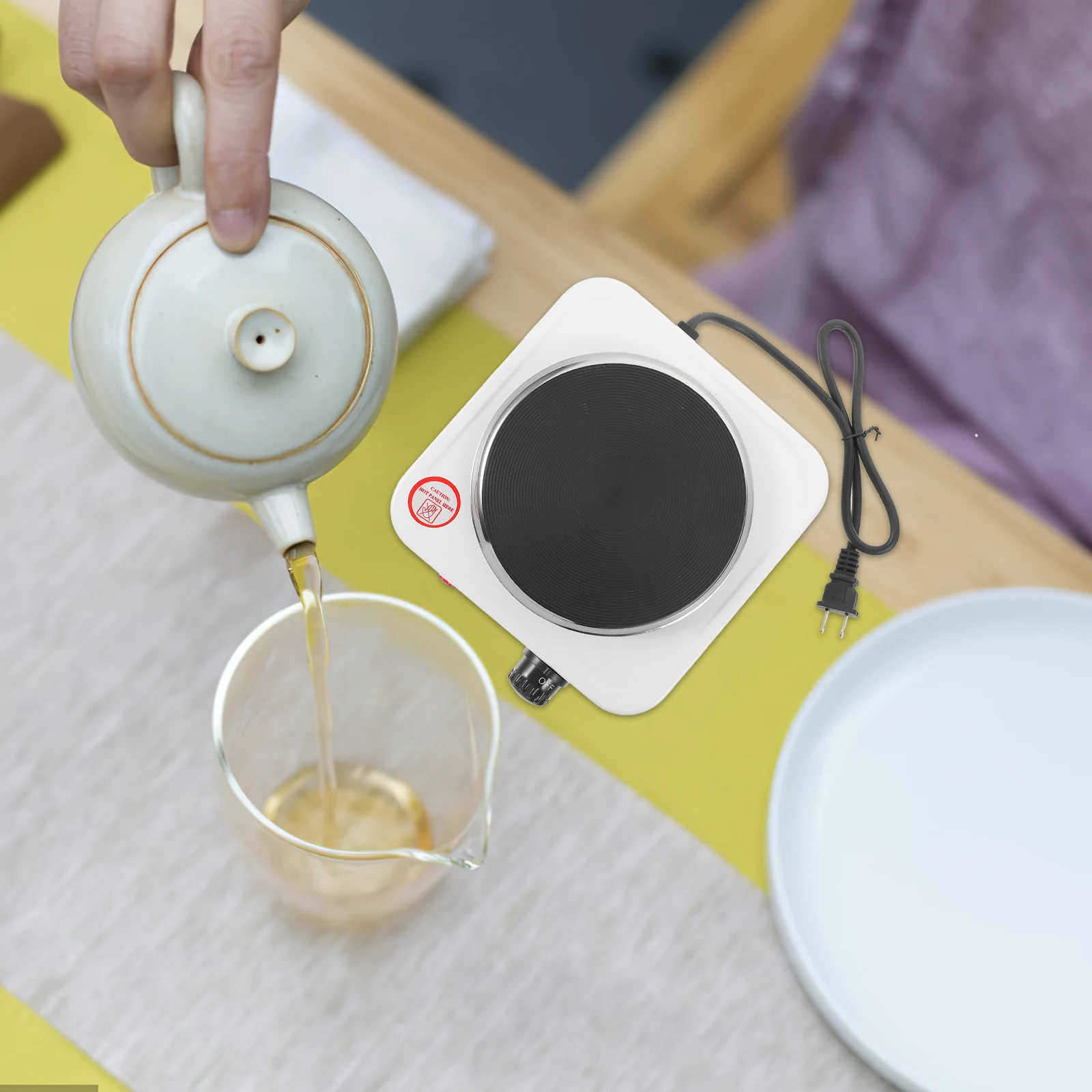 Electric Stove Tea Cooker Temperature Controlled Burner Single Cooktop High Power Quick Heating Even Cooking Small Size Portable
Electric Stove Tea Cooker Temperature Controlled Burner Single Cooktop High Power Quick Heating Even Cooking Small Size Portable