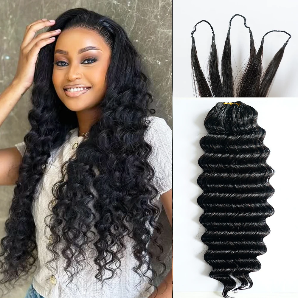 Crochet Human Hair Knotless Pre Separated Feather Line Crochet Hair Braids Deep Wave Natural Black Hair Extensions
Crochet Human Hair Knotless Pre Separated Feather Line Crochet Hair Braids Deep Wave Natural Black Hair Extensions