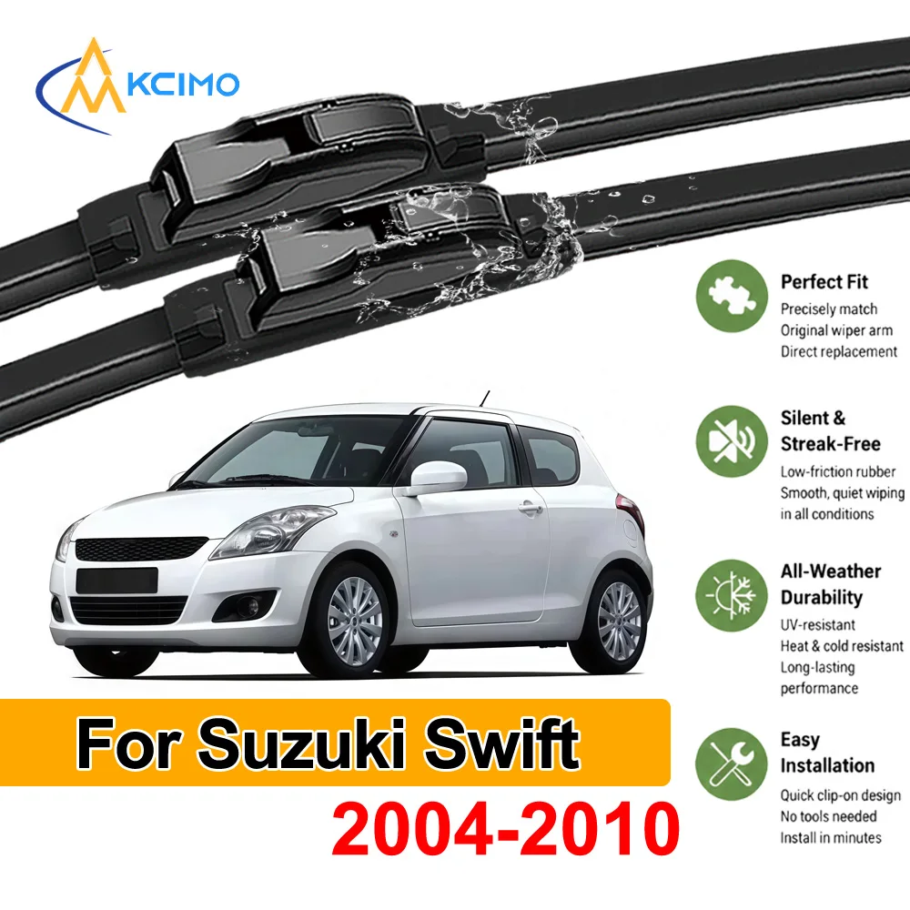 Car Windshield Wipers Set For Suzuki Swift RS413/413D/415 2004-2010 All Weather Streak-Free Clear View Front Windscreen Wipers
Car Windshield Wipers Set For Suzuki Swift RS413/413D/415 2004-2010 All Weather Streak-Free Clear View Front Windscreen Wipers