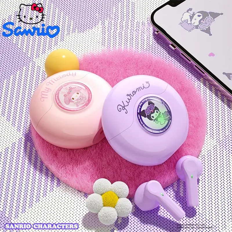 Sanrio Bluetooth Headphones Cute Kuromi Cinnamoroll Cartoon Wireless Headphones Kawaii Music Noise Canceling Headphones Gifts
Sanrio Bluetooth Headphones Cute Kuromi Cinnamoroll Cartoon Wireless Headphones Kawaii Music Noise Canceling Headphones Gifts