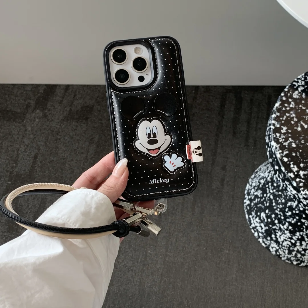 Korean Cute 3D Cartoon Mickey Mouse Phone Case For iPhone 17 16 15 14 13 Pro Max Plus Funny West Highland Leather Pattern Cover
Korean Cute 3D Cartoon Mickey Mouse Phone Case For iPhone 17 16 15 14 13 Pro Max Plus Funny West Highland Leather Pattern Cover
