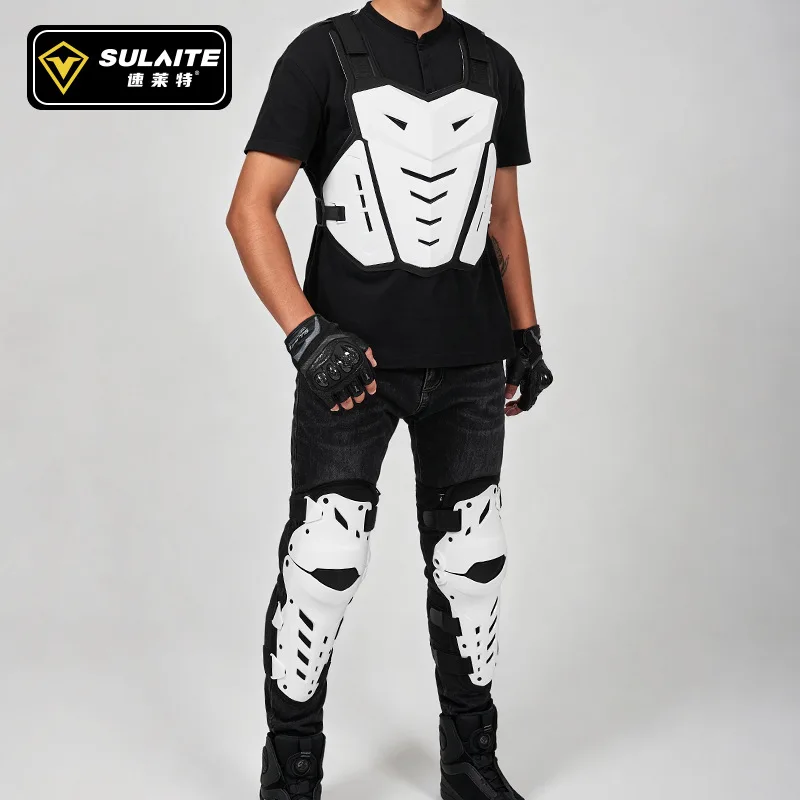 SULAITE Off-road Protective Gear Anti-drop Vest Summer Breathable Riding Chest Pads Knee Pads Set Riding Protective Gear
SULAITE Off-road Protective Gear Anti-drop Vest Summer Breathable Riding Chest Pads Knee Pads Set Riding Protective Gear