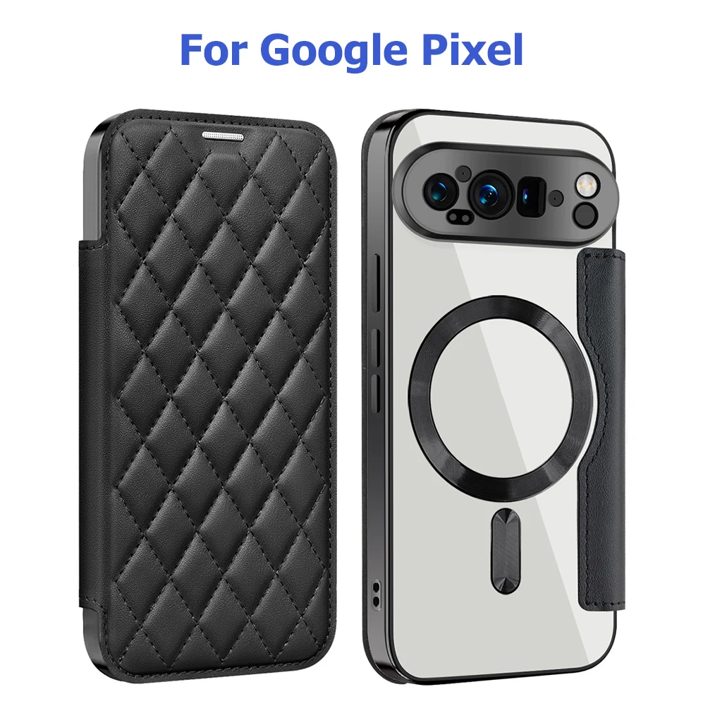 Luxury Flip Leather Magnetic Wireless Charge Phone Case For Google Pixel 10 9 Pro XL 8A 7A Plating Wallet Card Clip Clear Cover
Luxury Flip Leather Magnetic Wireless Charge Phone Case For Google Pixel 10 9 Pro XL 8A 7A Plating Wallet Card Clip Clear Cover