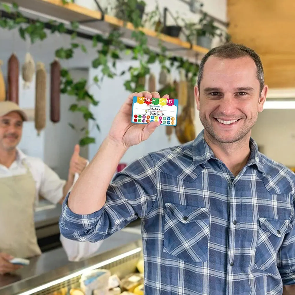 50Pcs Punch Cards for Classroom Reward System Bright Colorful Incentive Cards Kids Learning Behavior Management Tool Creative
50Pcs Punch Cards for Classroom Reward System Bright Colorful Incentive Cards Kids Learning Behavior Management Tool Creative