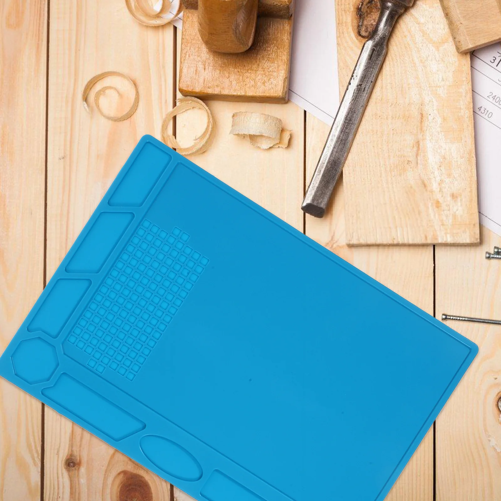 Large Soldering Mat Heat Insulated Pad Durable Workbench Mat for Electronics Repair Solder Protection Soldering Tools 
Large Soldering Mat Heat Insulated Pad Durable Workbench Mat for Electronics Repair Solder Protection Soldering Tools