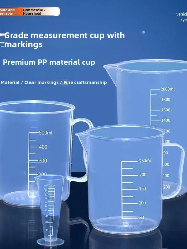 Food ade PP Plastic Measuring Cup Large Capaci High Temperature Resistant Kitchen Cooking Baking Tools Labora Use
Food ade PP Plastic Measuring Cup Large Capaci High Temperature Resistant Kitchen Cooking Baking Tools Labora Use