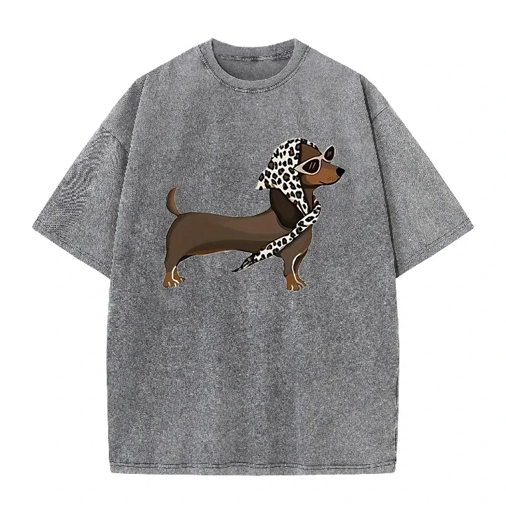 2026 Unisex Summer Dachshund Leopard Print T-shirt Casual Crew Neck Soft Comfort Short Sleeve Daily Streetwear Tops
2026 Unisex Summer Dachshund Leopard Print T-shirt Casual Crew Neck Soft Comfort Short Sleeve Daily Streetwear Tops