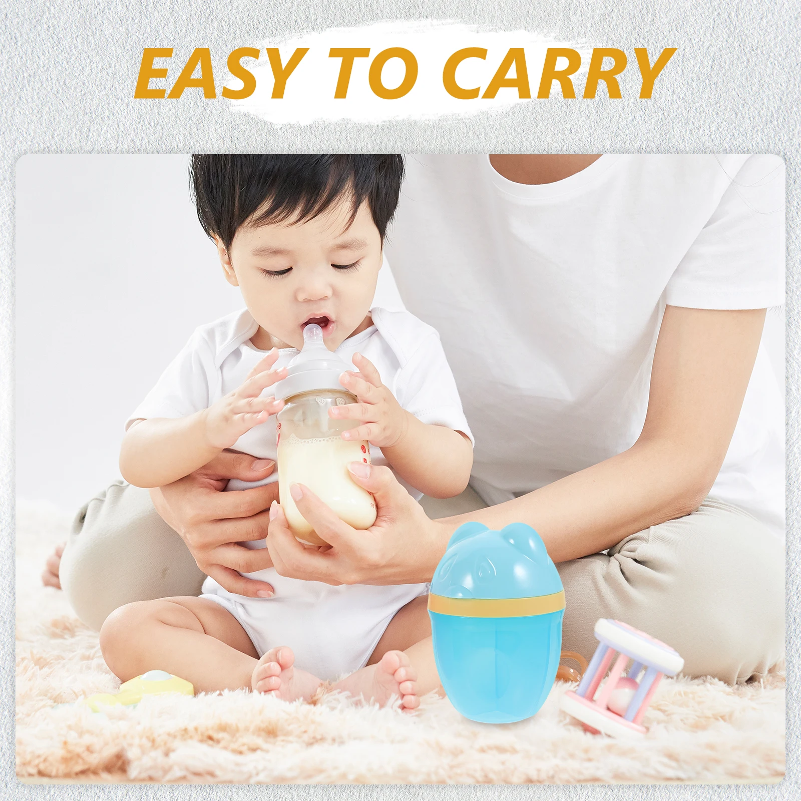 2 pcs Milk Powder Food Grade Container Leakproof Baby Storage Case Eco-Friendly Portable Powder Container for Baby
2 pcs Milk Powder Food Grade Container Leakproof Baby Storage Case Eco-Friendly Portable Powder Container for Baby