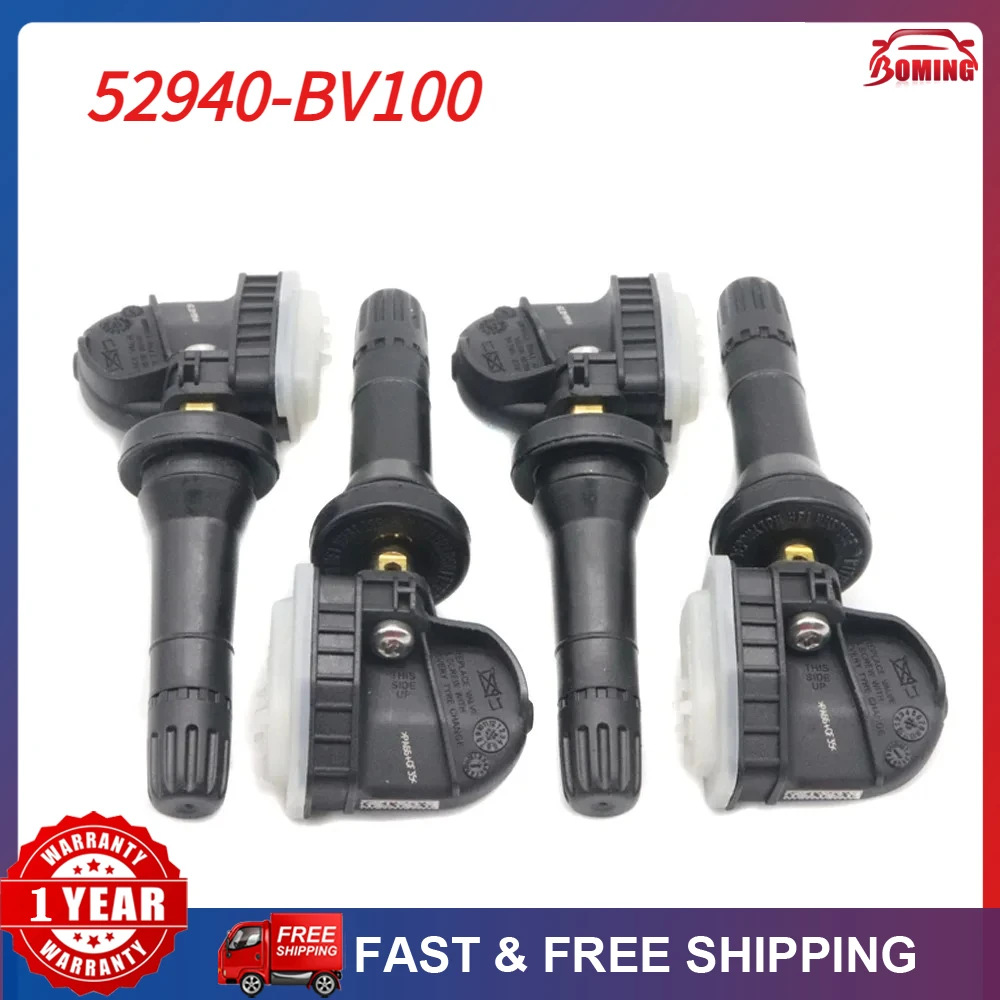 1/4PCS Tire PressureMonitoring Sensor 433MHz 52940-BV100 For KIA EV6 Sonet Sportage For HYUNDAI Tucson Tucson hybrid 52940BV100
1/4PCS Tire PressureMonitoring Sensor 433MHz 52940-BV100 For KIA EV6 Sonet Sportage For HYUNDAI Tucson Tucson hybrid 52940BV100
