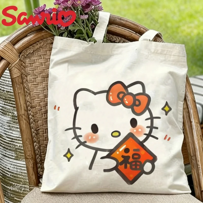 1PC Sanrio Hello Kitty Canvas Tote Bag Double-sided Fu Print Eco-friendly Reusable Shoulder Bag
1PC Sanrio Hello Kitty Canvas Tote Bag Double-sided Fu Print Eco-friendly Reusable Shoulder Bag