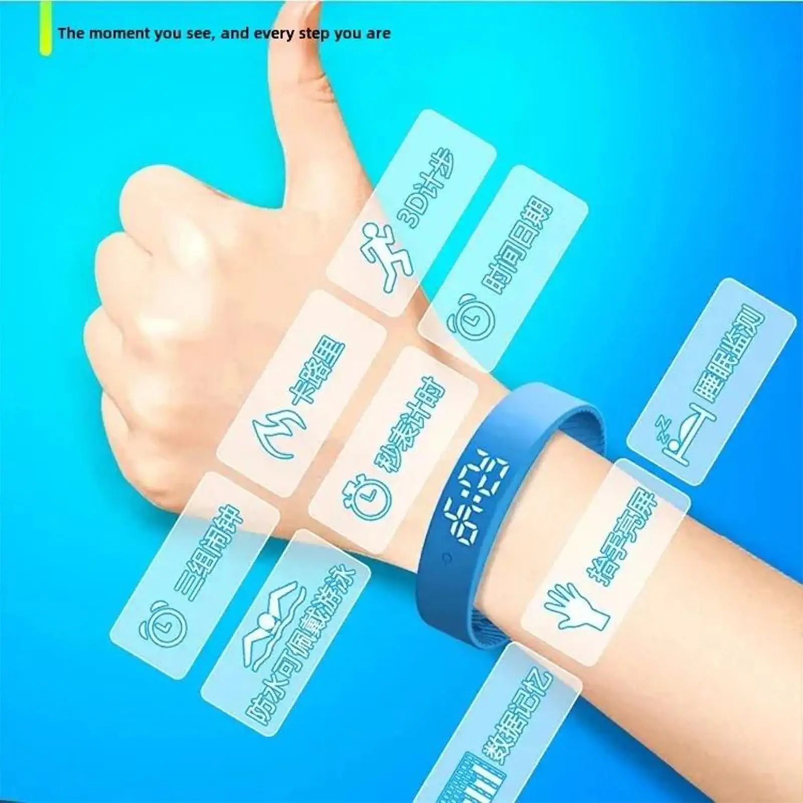 Vibrating Alarm Wristband Smartwatch Sports Bracelet Silent Vibrating Timer 3 Alarms Daily Organizer Timer for Kids Adults
Vibrating Alarm Wristband Smartwatch Sports Bracelet Silent Vibrating Timer 3 Alarms Daily Organizer Timer for Kids Adults 