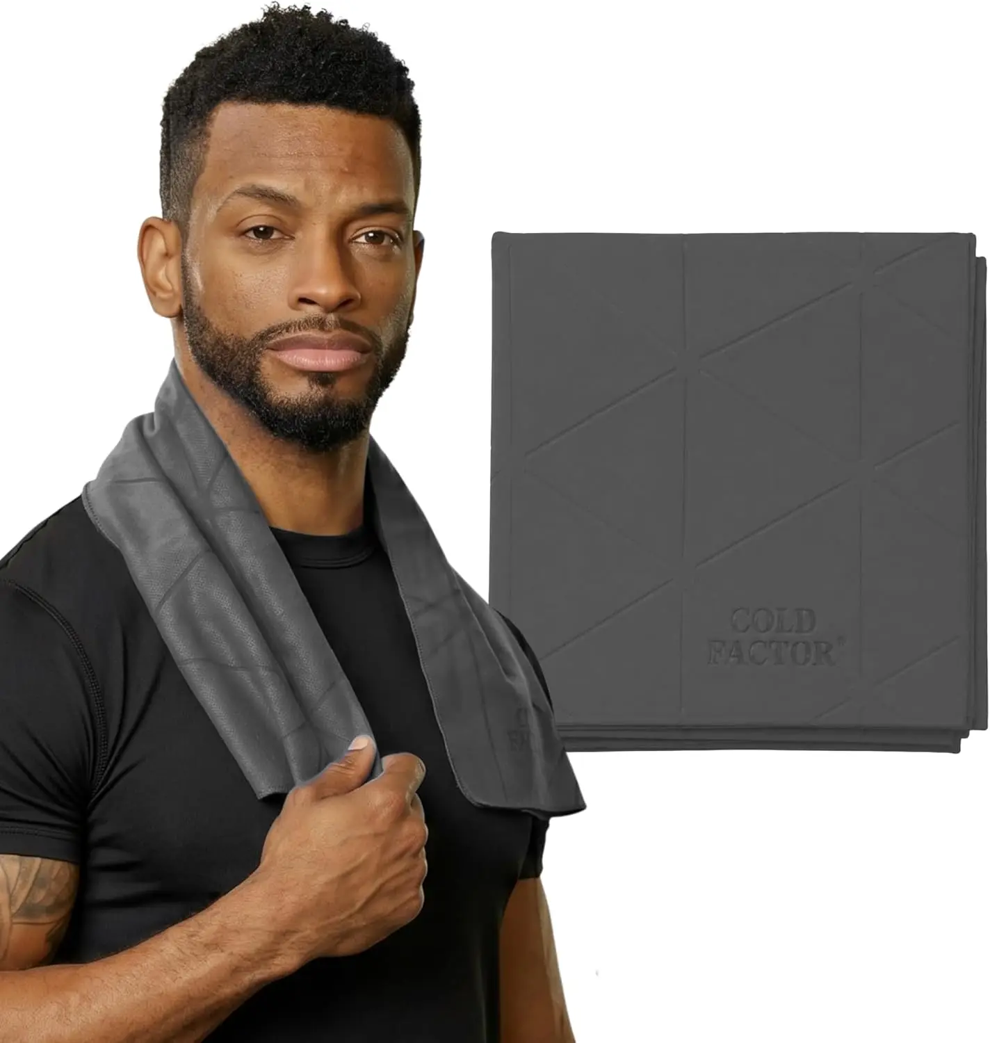 Cooling Towel for Sports, Neck Wrap – UPF 50+, Soft, Reusable, 13"x29.5" Gray
Cooling Towel for Sports, Neck Wrap – UPF 50+, Soft, Reusable, 13"x29.5" Gray