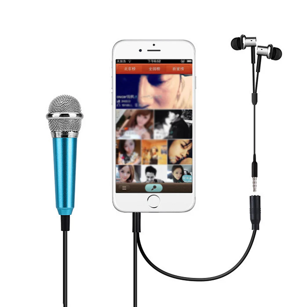 2 Pcs Cell Phone Portable Mini Microphone Singing K Singing Bar Recording 35mm Audio Plug Play
2 Pcs Cell Phone Portable Mini Microphone Singing K Singing Bar Recording 35mm Audio Plug Play