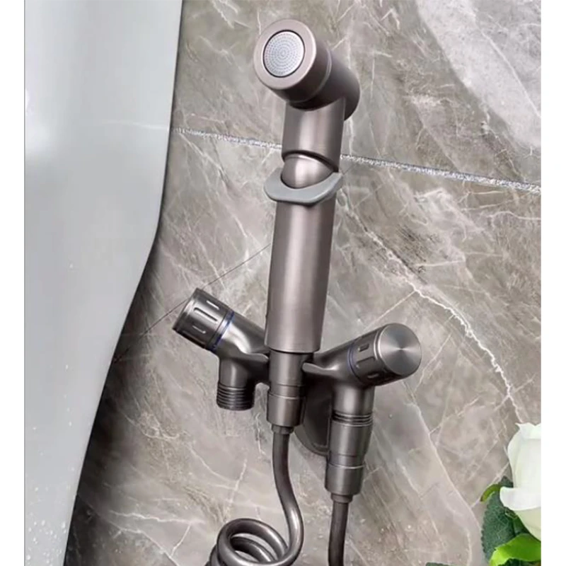 Gray Copper Fighter Angle Valve Toilet Washing Machine Toilet Accessory Booster Spray Gun Set
Gray Copper Fighter Angle Valve Toilet Washing Machine Toilet Accessory Booster Spray Gun Set