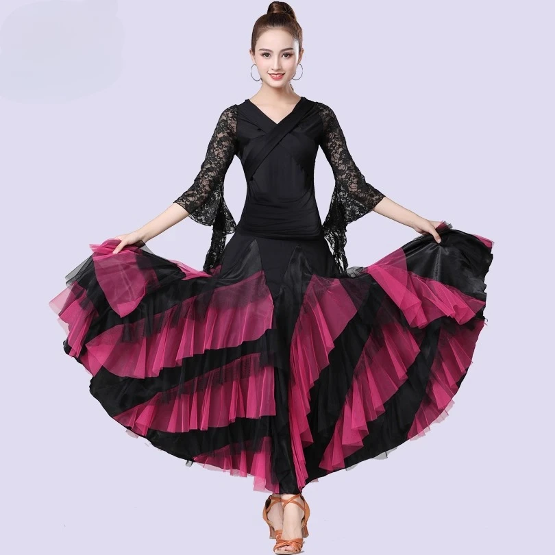 Customized Women's Adult Modern Dance Costume Practice Set Waltz National Standard Dance Team Performance Dress Big Swing Skirt
Customized Women's Adult Modern Dance Costume Practice Set Waltz National Standard Dance Team Performance Dress Big Swing Skirt