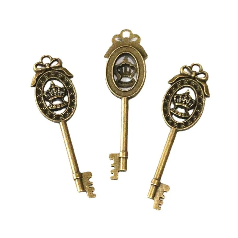 20Pcs 56.8*16.7MM Crown Key Charms Antique Bronze Plated Zinc Alloy Pendants Vintage Diy Jewelry Accessories
20Pcs 56.8*16.7MM Crown Key Charms Antique Bronze Plated Zinc Alloy Pendants Vintage Diy Jewelry Accessories