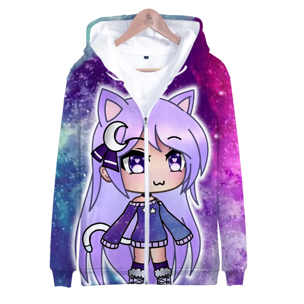 Gacha Life Zipper Hoodie for Boys and Girls, 3D Print Game Sweatshirt, Long Sleeve Coat, Oversized Hooded Tops, Kids, Fashion, 2
Gacha Life Zipper Hoodie for Boys and Girls, 3D Print Game Sweatshirt, Long Sleeve Coat, Oversized Hooded Tops, Kids, Fashion, 2