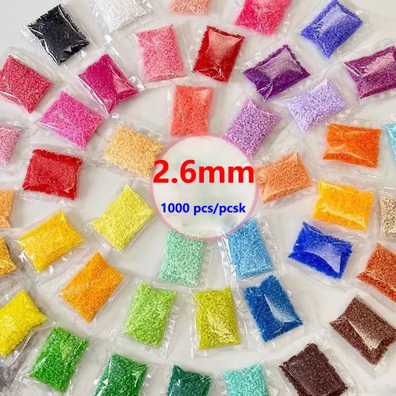 2.6mm Mini Hama Fuse Iron Beads Assorted Colors Set Optional DIY Pixel Puzzle Melting Beads Handmade Crafts Decor Gift Toy
2.6mm Mini Hama Fuse Iron Beads Assorted Colors Set Optional DIY Pixel Puzzle Melting Beads Handmade Crafts Decor Gift Toy