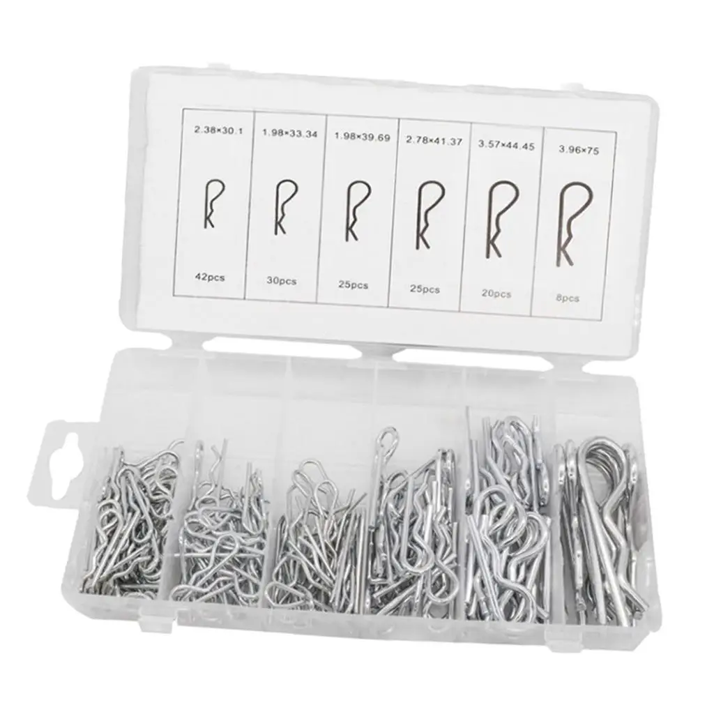 R Type Cotter Pin Set 150pcs Carbon Steel B-type Retaining Hardware Durable Fasteners for Industrial Maintenance
R Type Cotter Pin Set 150pcs Carbon Steel B-type Retaining Hardware Durable Fasteners for Industrial Maintenance