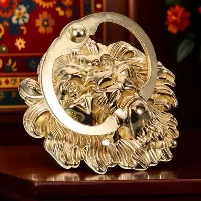 Lion Head Door Handle Zinc Alloy Metal Pull Vintage Style Front Door Knocker Gate Pull Decorative Hardware Pulls
Lion Head Door Handle Zinc Alloy Metal Pull Vintage Style Front Door Knocker Gate Pull Decorative Hardware Pulls
