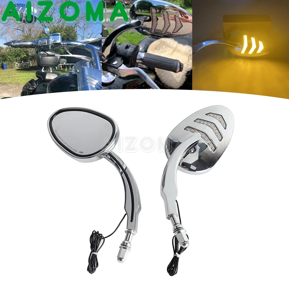 Motorcycle Handlebar Rearview Mirrors With LED Turn Signal Lamp For Harley Electra Glide FLHTP FLHTC FLHTK FLHT FLHTCU 1997-2013
Motorcycle Handlebar Rearview Mirrors With LED Turn Signal Lamp For Harley Electra Glide FLHTP FLHTC FLHTK FLHT FLHTCU 1997-2013