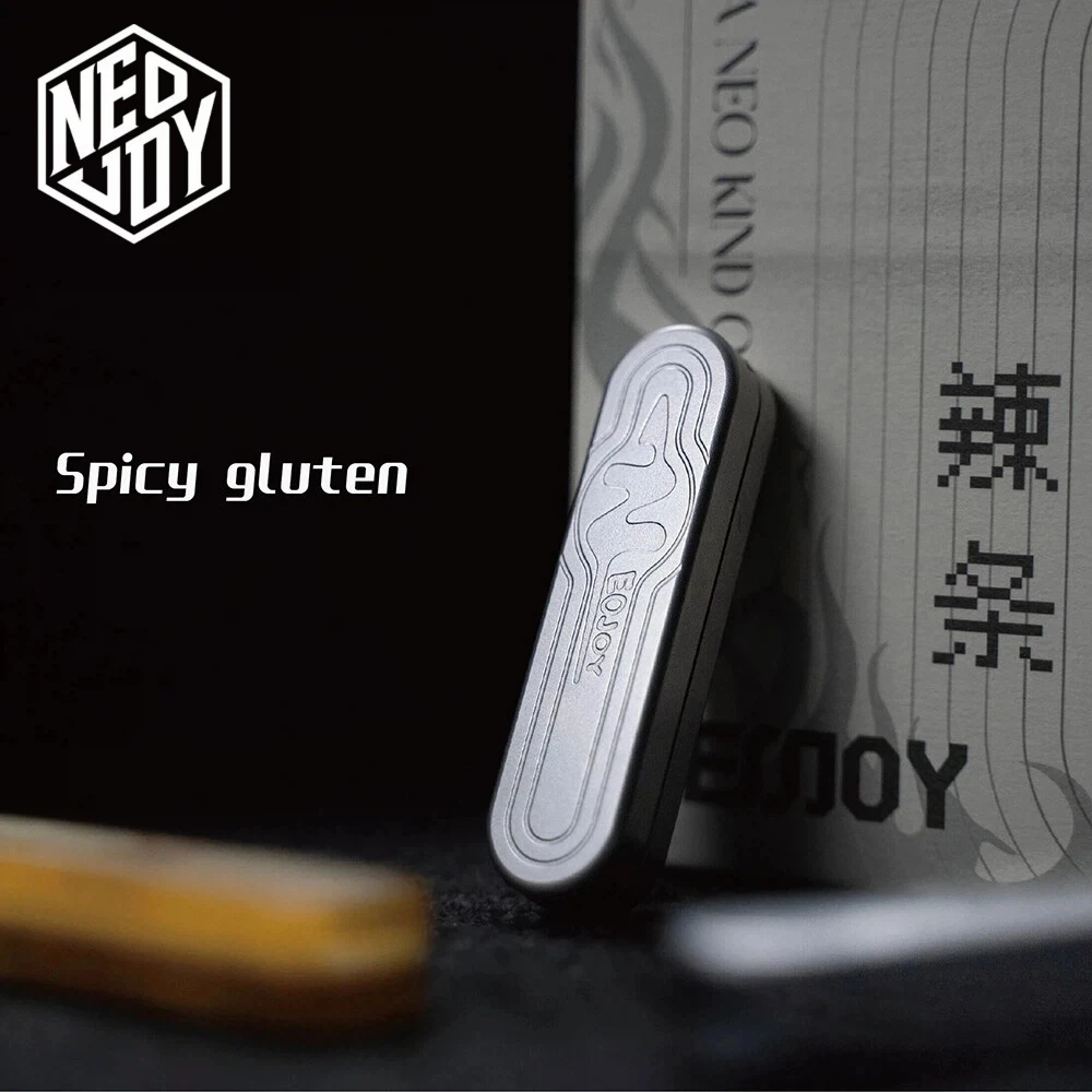 NEOJOY EDC Spicy Gluten Fidget Slider Stress Relief Toy PEI Stainless Steel Push Slider Original Designs Anxiety Relief Gadgets
NEOJOY EDC Spicy Gluten Fidget Slider Stress Relief Toy PEI Stainless Steel Push Slider Original Designs Anxiety Relief Gadgets
