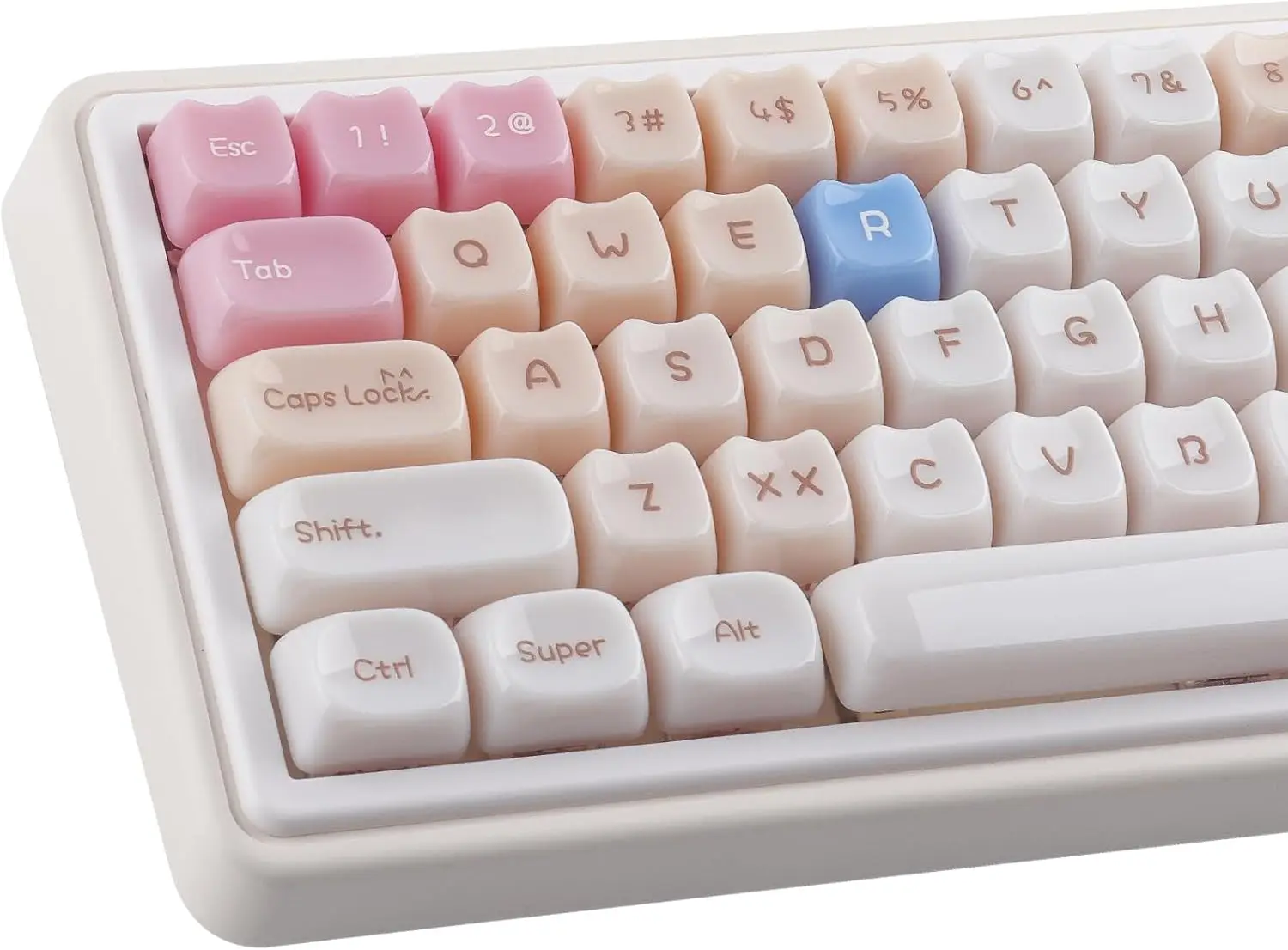 148 Keys Translucent Pink Jelly Cute Keycaps Mao Profile Creamy Custom Keycap for Cherry Gateron MX Swithes Mechanical Keyboards
148 Keys Translucent Pink Jelly Cute Keycaps Mao Profile Creamy Custom Keycap for Cherry Gateron MX Swithes Mechanical Keyboards