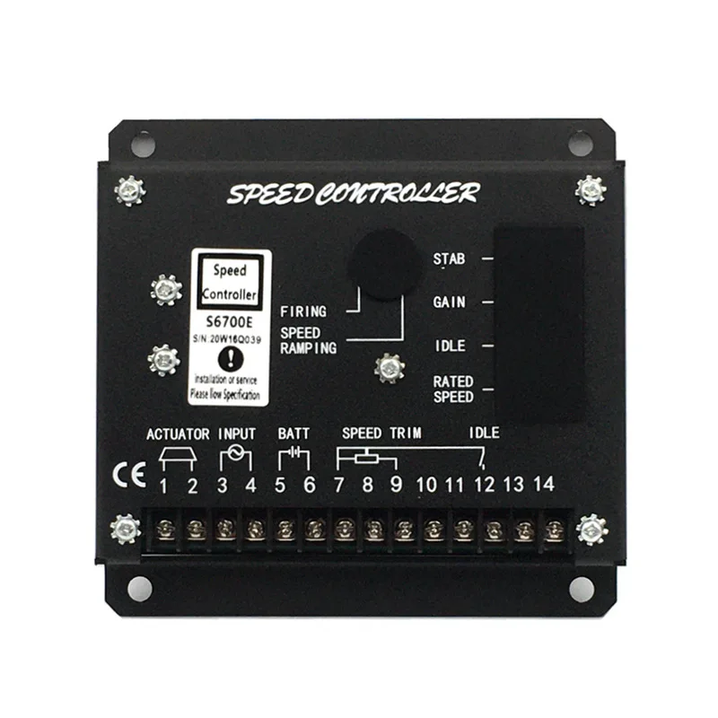 Engine Speed Control Board Governor S6700E Generator Set Electronic Speed Controller Module
Engine Speed Control Board Governor S6700E Generator Set Electronic Speed Controller Module