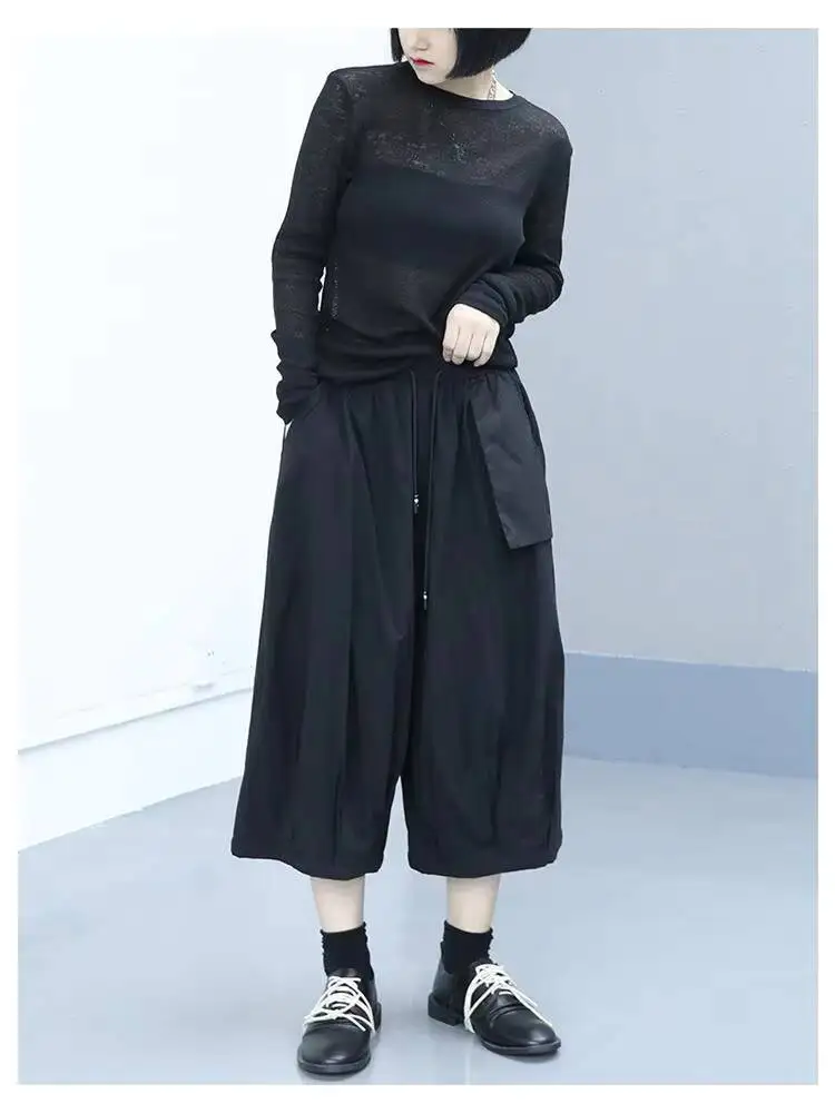 Ladies Wide Leg Pants Pant Skirt Spring And Summer New Women's Loose Leisure Straight Tube Large Size Seven Minutes Pants
Ladies Wide Leg Pants Pant Skirt Spring And Summer New Women's Loose Leisure Straight Tube Large Size Seven Minutes Pants