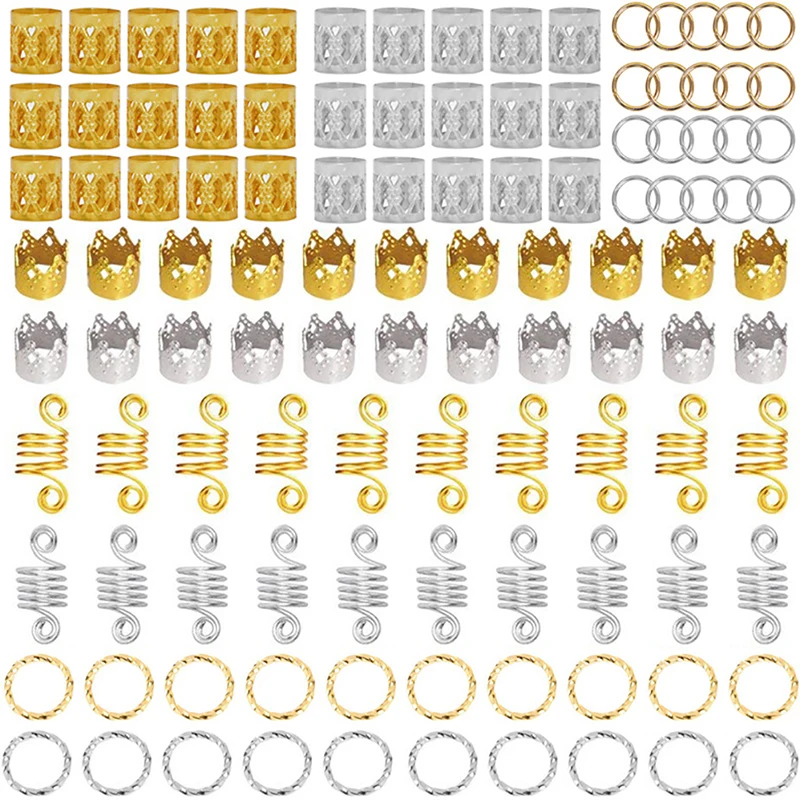 110pcs/Set Hair Braid Dreadlock Beads Braiding Hair Extension Accessories New
110pcs/Set Hair Braid Dreadlock Beads Braiding Hair Extension Accessories New