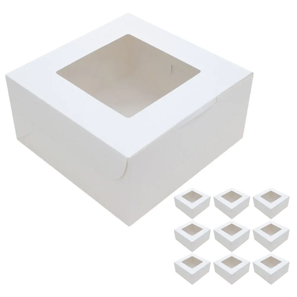 10pcs Cake Packaging Boxes White Tall Paper Dessert Containers Lightweight H Design Perfect for Weddings Birthday Parties
10pcs Cake Packaging Boxes White Tall Paper Dessert Containers Lightweight H Design Perfect for Weddings Birthday Parties