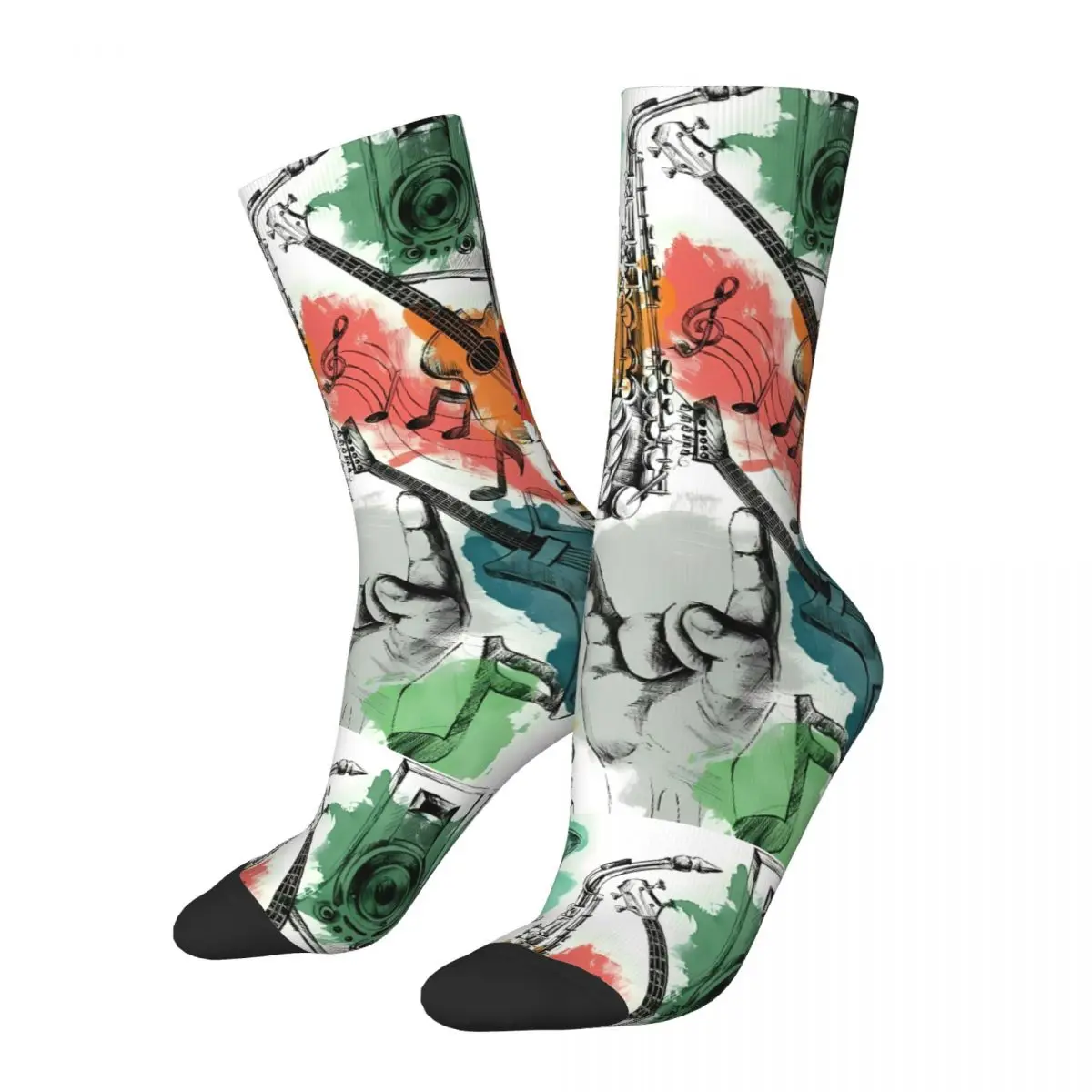 Vintage Rock Men's Socks Music Harajuku Pattern Printed Funny Crew Sock
Vintage Rock Men's Socks Music Harajuku Pattern Printed Funny Crew Sock