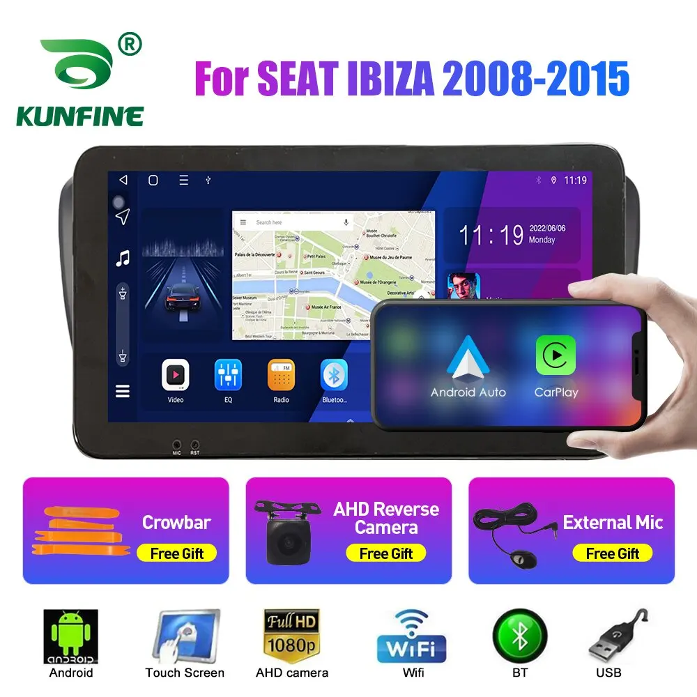 10.33 Inch Car Radio For SEAT IBIZA 2008-2015 2Din Android Octa Core Car Stereo DVD GPS Navigation Player QLED Screen Carplay
10.33 Inch Car Radio For SEAT IBIZA 2008-2015 2Din Android Octa Core Car Stereo DVD GPS Navigation Player QLED Screen Carplay