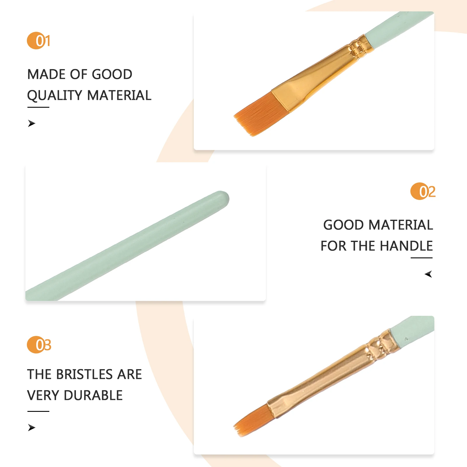 1 set 1 Set Watercolor Paintbrushes Nylon Bristle Professional Painting Brush Tool For Diy Art Graffiti Painting Durable Easy
1 set 1 Set Watercolor Paintbrushes Nylon Bristle Professional Painting Brush Tool For Diy Art Graffiti Painting Durable Easy