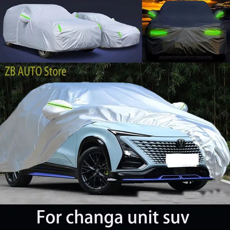 For changa unit suv Outdoor Protection Full Car Covers Snow Cover Sunshade Waterproof Dustproof Exterior Car accessories
For changa unit suv Outdoor Protection Full Car Covers Snow Cover Sunshade Waterproof Dustproof Exterior Car accessories